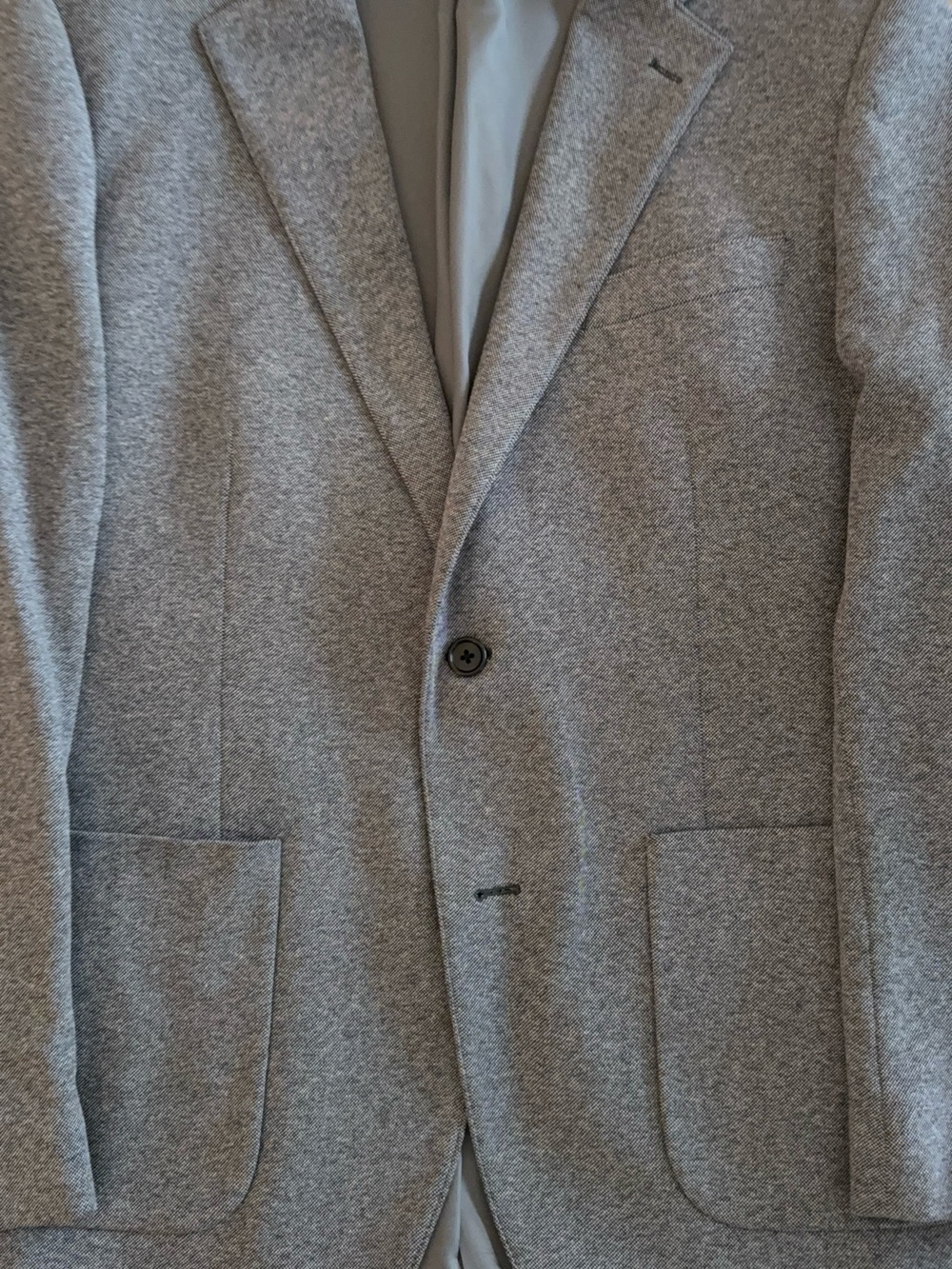 Bonobos Light Gray Wool-Blend Sport Coat